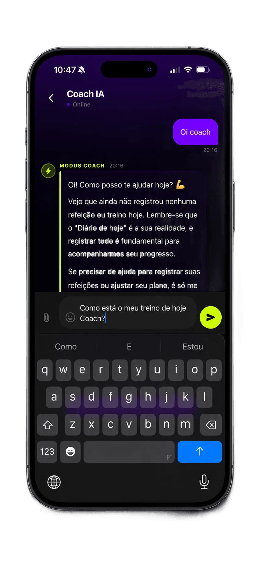 Coach IA com memória persistente