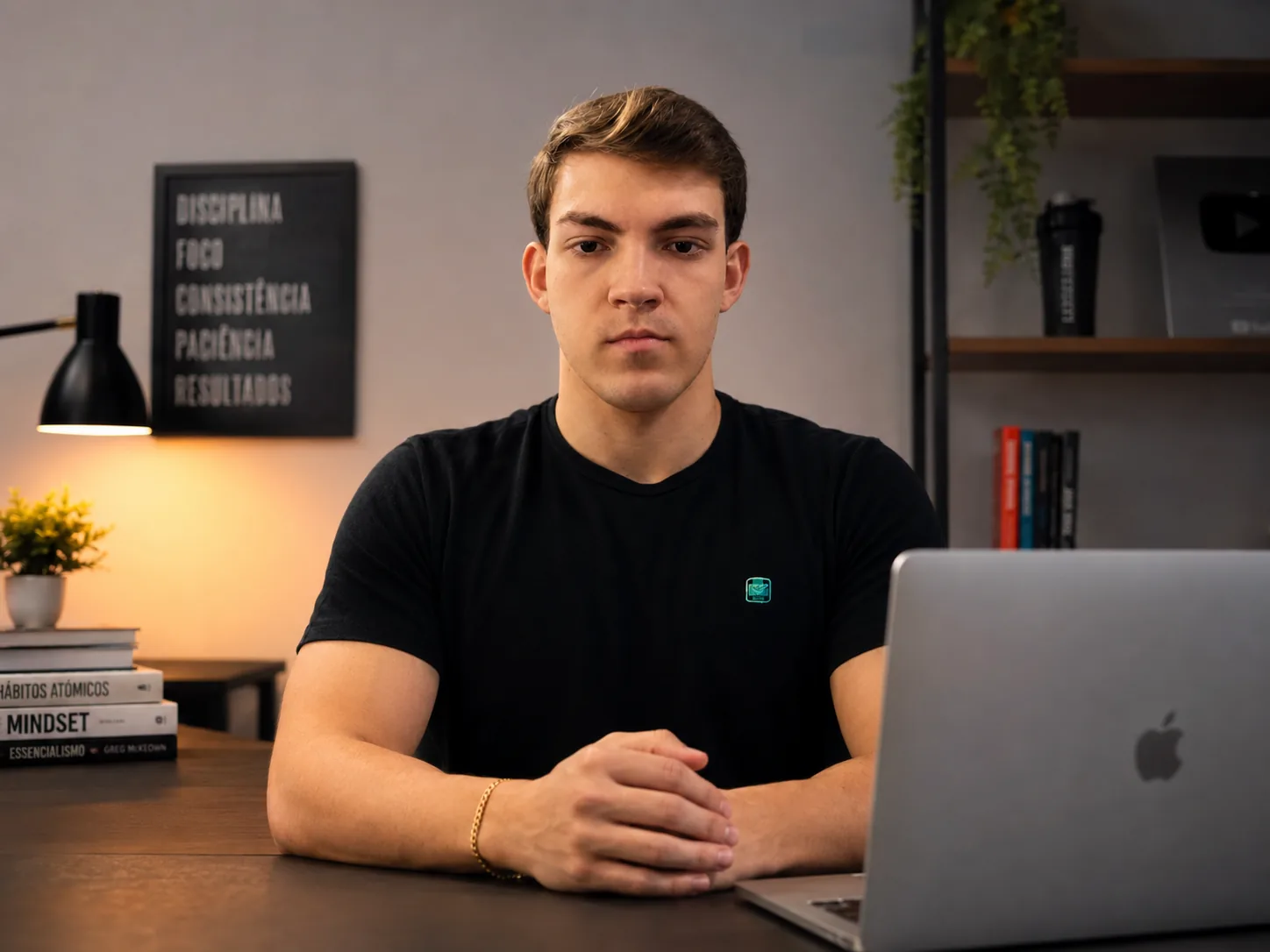 Gustavo, fundador do MODUS, no home office